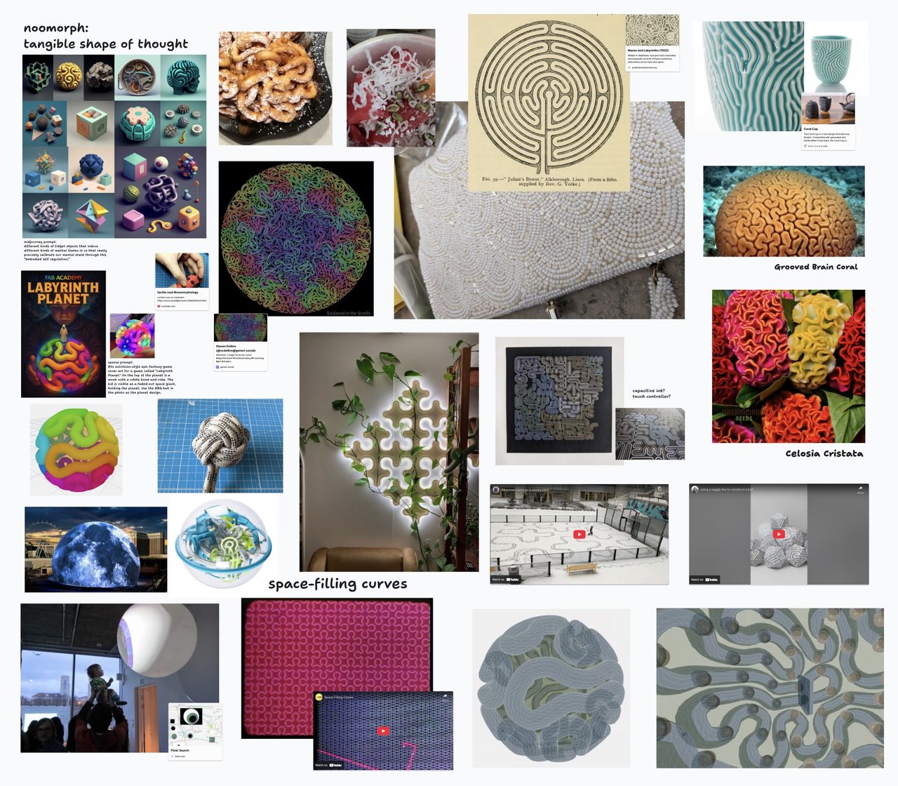 Labyrinth mood board