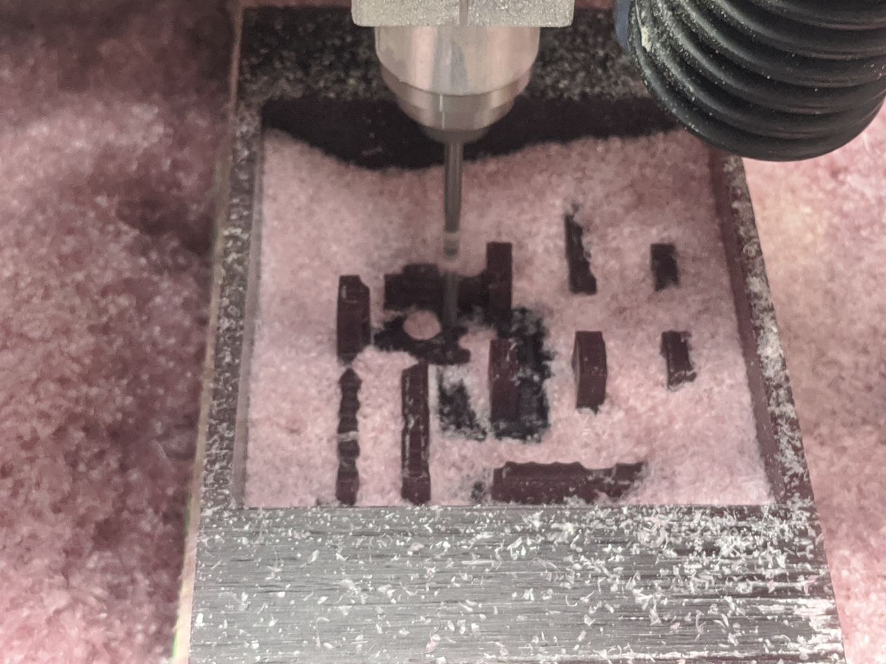 3mm mill, finishing pass.